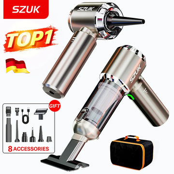 SZUK Mini 985000PA Wireless Car Vacuum Cleaner – High-Power Portable Handheld Car Vacuum Cleaner