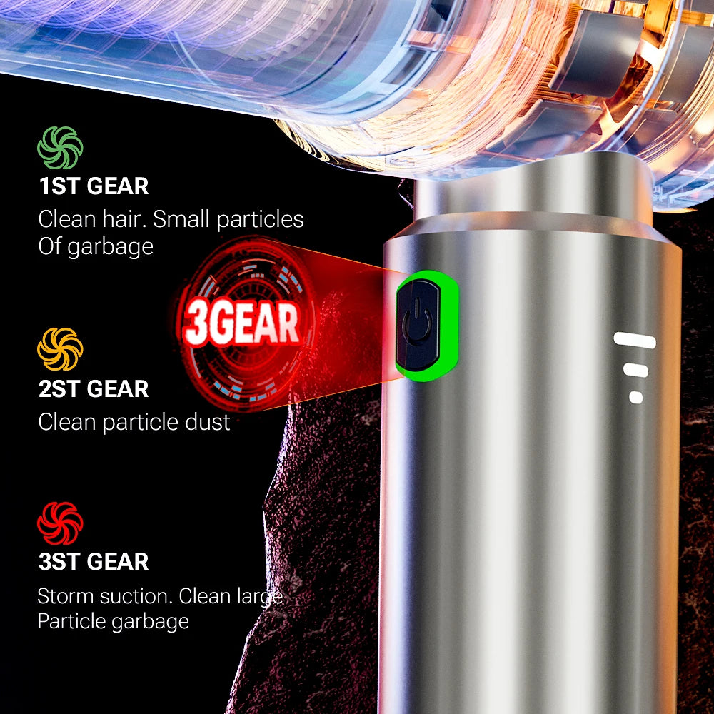 SZUK Mini 985000PA Wireless Car Vacuum Cleaner – High-Power Portable Handheld Car Vacuum Cleaner