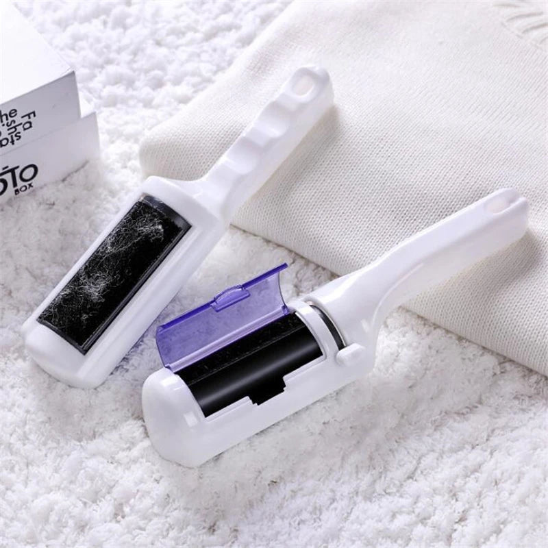 Electrostatic Pet Hair & Lint Remover Brush – Reusable Static Clothing Cleaner for Home, Office & Travel