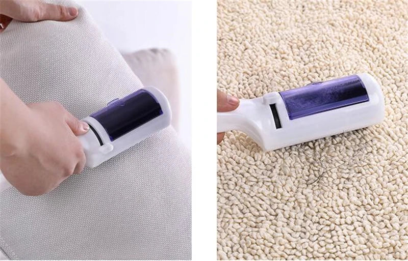 Electrostatic Pet Hair & Lint Remover Brush – Reusable Static Clothing Cleaner for Home, Office & Travel