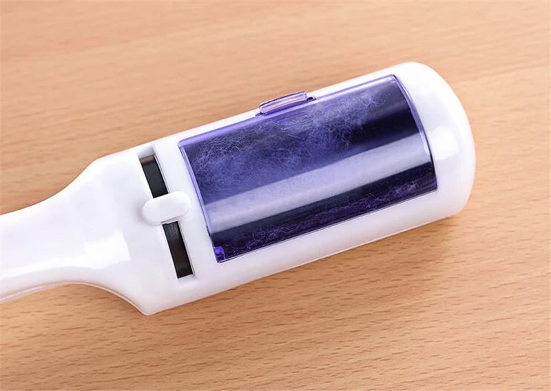 Electrostatic Pet Hair & Lint Remover Brush – Reusable Static Clothing Cleaner for Home, Office & Travel