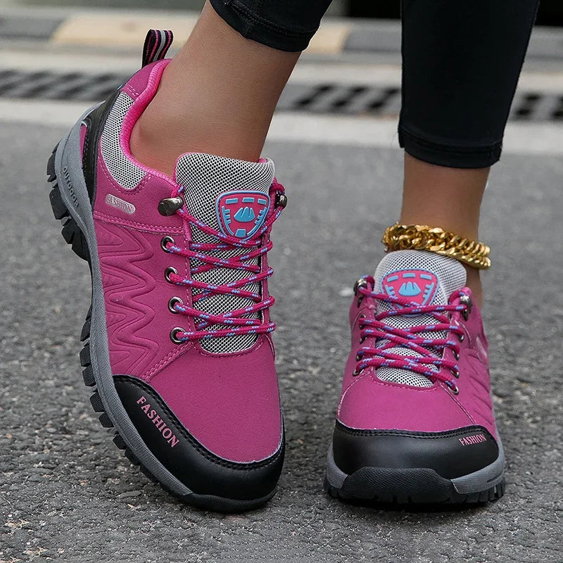 Women Hiking Shoes Outdoor Non-Slip Waterproof Walking Sneakers