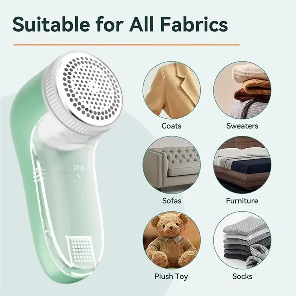 Electric Lint Remover for Clothes – Pet Hair & Fabric Shaver, Portable 10000RPM Lint & Pill Remover Brush
