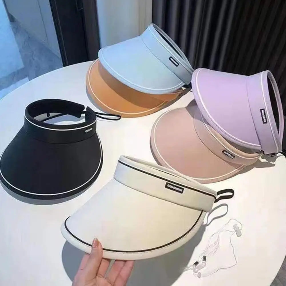 Portable Rollable Wide Brim Sun Hat for Women & Men – UV Sun Protection Beach & Cycling Casual Summer Cap