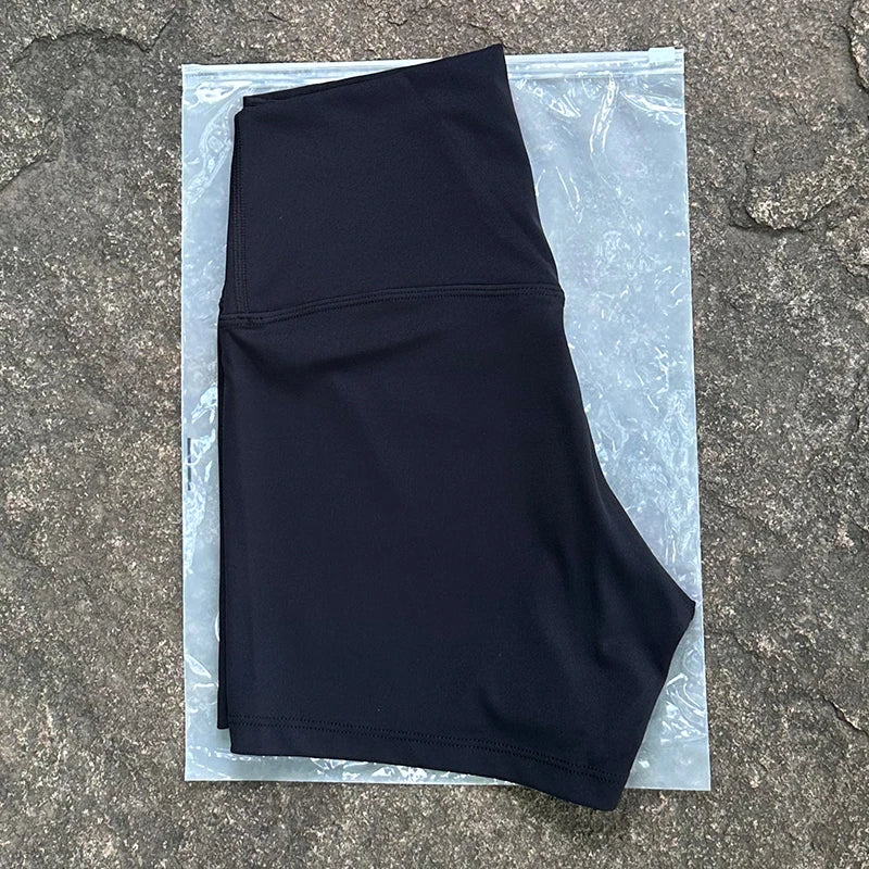 Women’s High-Waist Seamless Yoga Shorts – Slim Fit Butt-Lifting Gym & Running Biker Shorts