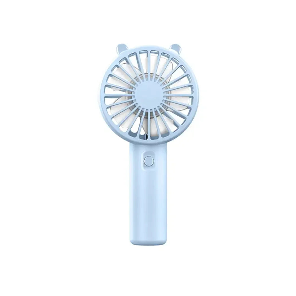 Portable Mini USB Rechargeable Handheld Cooling Fan – Compact Silent Personal Cooler for Travel, Desk & Eyelash Drying