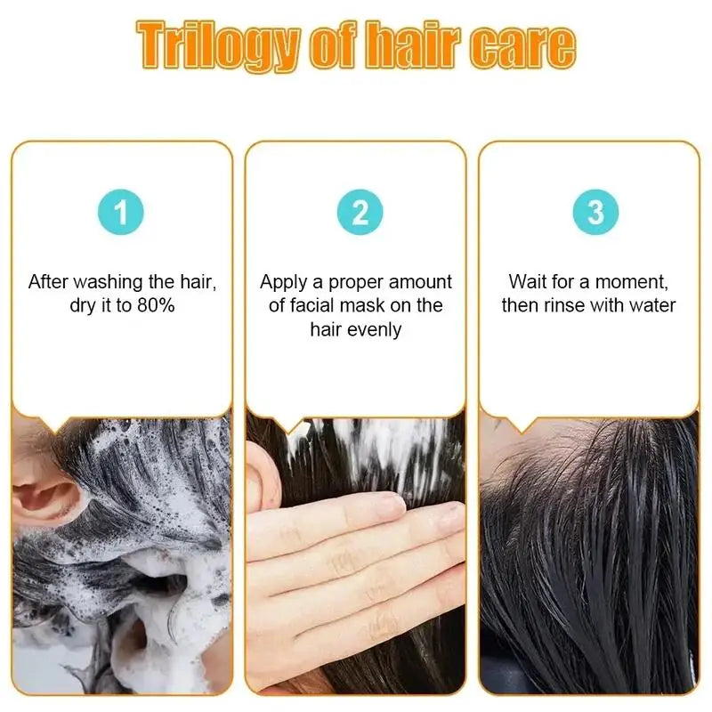 Magical Keratin Hair Mask – 5-Second Repair Treatment for Damaged, Frizzy Hair | Rice Extract Moisturizing Conditioner for Smooth, Shiny Hair