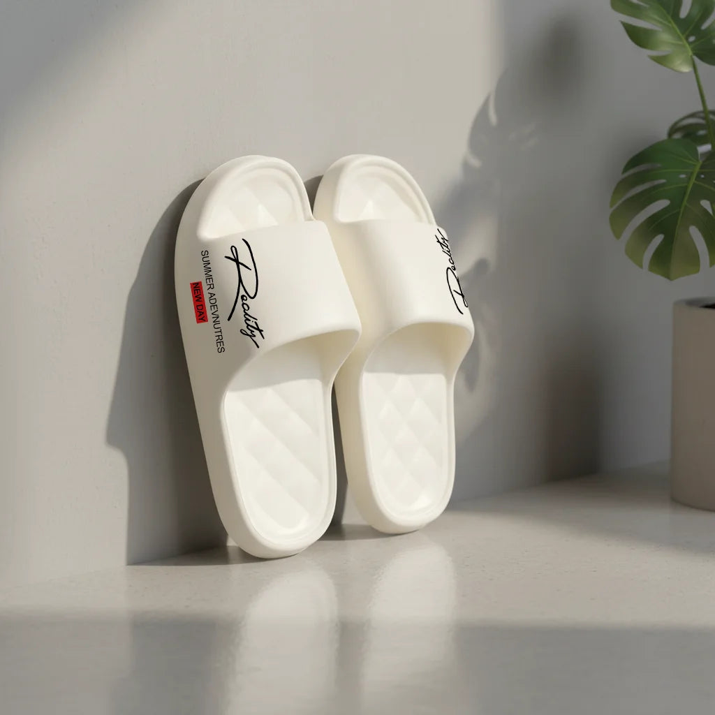 Lightweight EVA Men’s Summer Slippers – Soft Non-Slip Indoor & Outdoor Casual Home Shoes