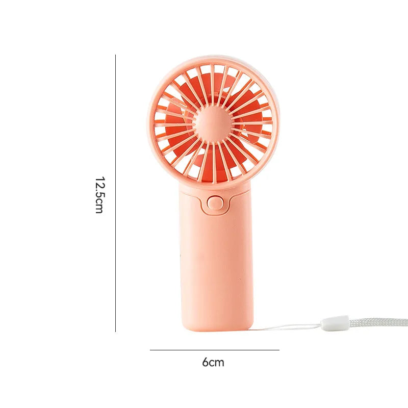 Portable Mini Handheld Fan – Lightweight Pocket Air Cooler, Battery Powered Personal Cooling Fan for Travel & Office