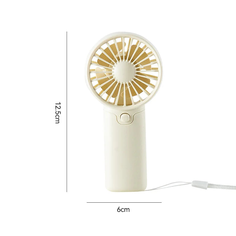 Portable Mini Handheld Fan – Lightweight Pocket Air Cooler, Battery Powered Personal Cooling Fan for Travel & Office