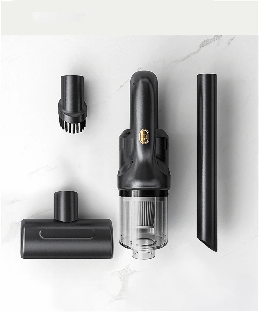 Cordless Handheld Vacuum Cleaner 50000Pa – Rechargeable Portable Mini Vacuum for Home, Car & Pet Hair Cleaning