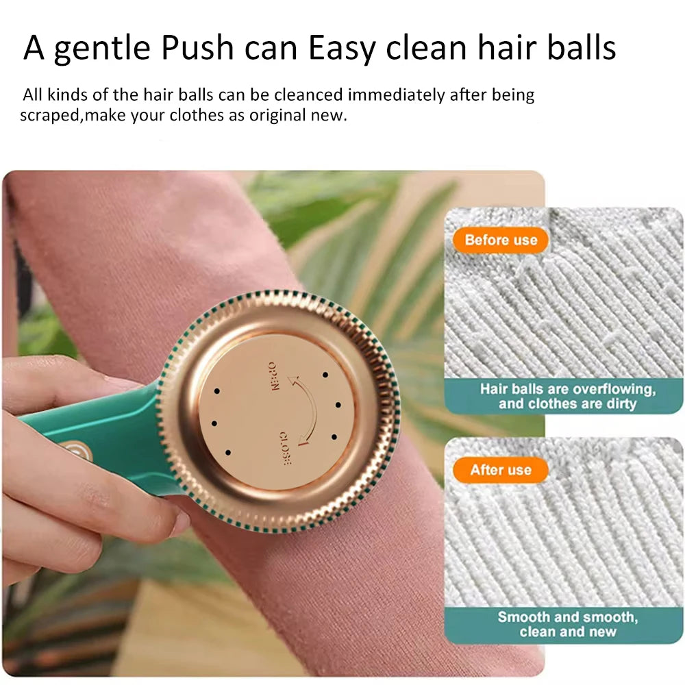 Electric Lint Remover Rechargeable Fabric Shaver – Portable Clothes Fuzz & Pill Remover