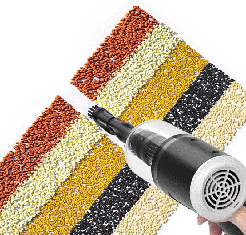 9000Pa Wireless Car Vacuum Cleaner, 120W Cordless Handheld Mini Vacuum – USB Rechargeable 1200mAh Portable Wet & Dry Cleaner for Car, Home & Office