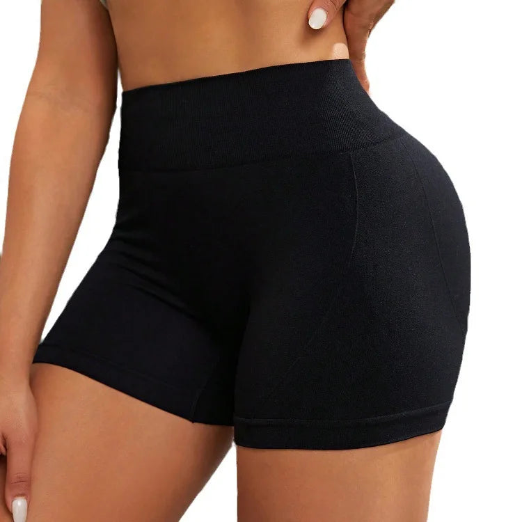 High Waist Women’s Fitness Shorts – Tight Slim Fit Cycling & Yoga Sports Shorts, Breathable Stretch Activewear
