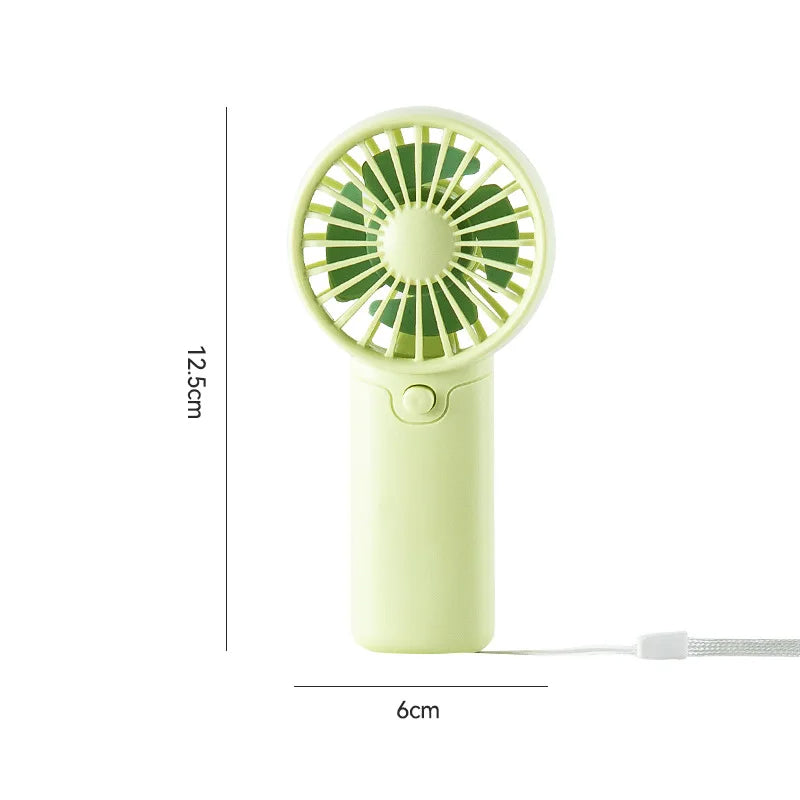 Portable Mini Handheld Fan – Lightweight Pocket Air Cooler, Battery Powered Personal Cooling Fan for Travel & Office