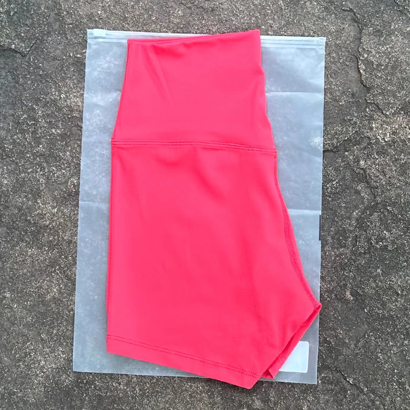 Women’s High-Waist Seamless Yoga Shorts – Slim Fit Butt-Lifting Gym & Running Biker Shorts