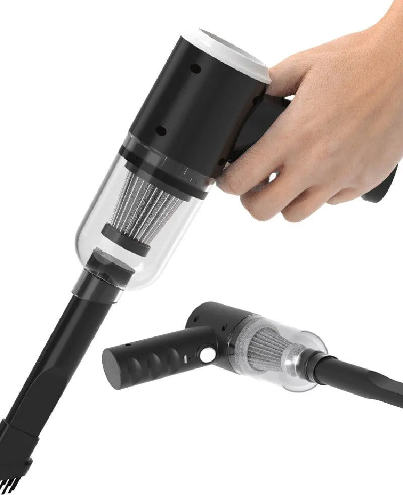 9000Pa Wireless Car Vacuum Cleaner, 120W Cordless Handheld Mini Vacuum – USB Rechargeable 1200mAh Portable Wet & Dry Cleaner for Car, Home & Office