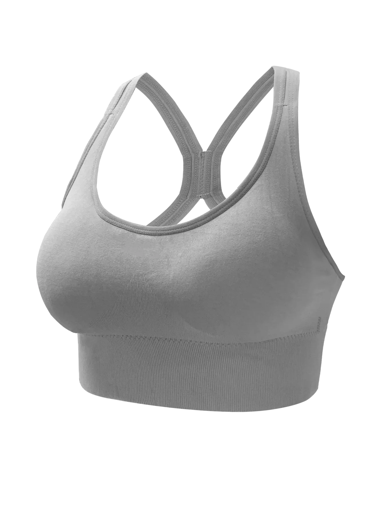 Women’s Seamless Sports Yoga Tank Bra – Push Up Padded Wire-Free Breathable Full Cup Comfort Bra