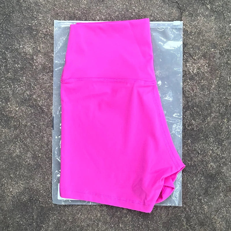 Women’s High-Waist Seamless Yoga Shorts – Slim Fit Butt-Lifting Gym & Running Biker Shorts