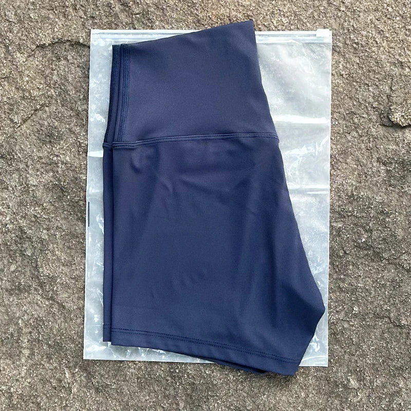 Women’s High-Waist Seamless Yoga Shorts – Slim Fit Butt-Lifting Gym & Running Biker Shorts