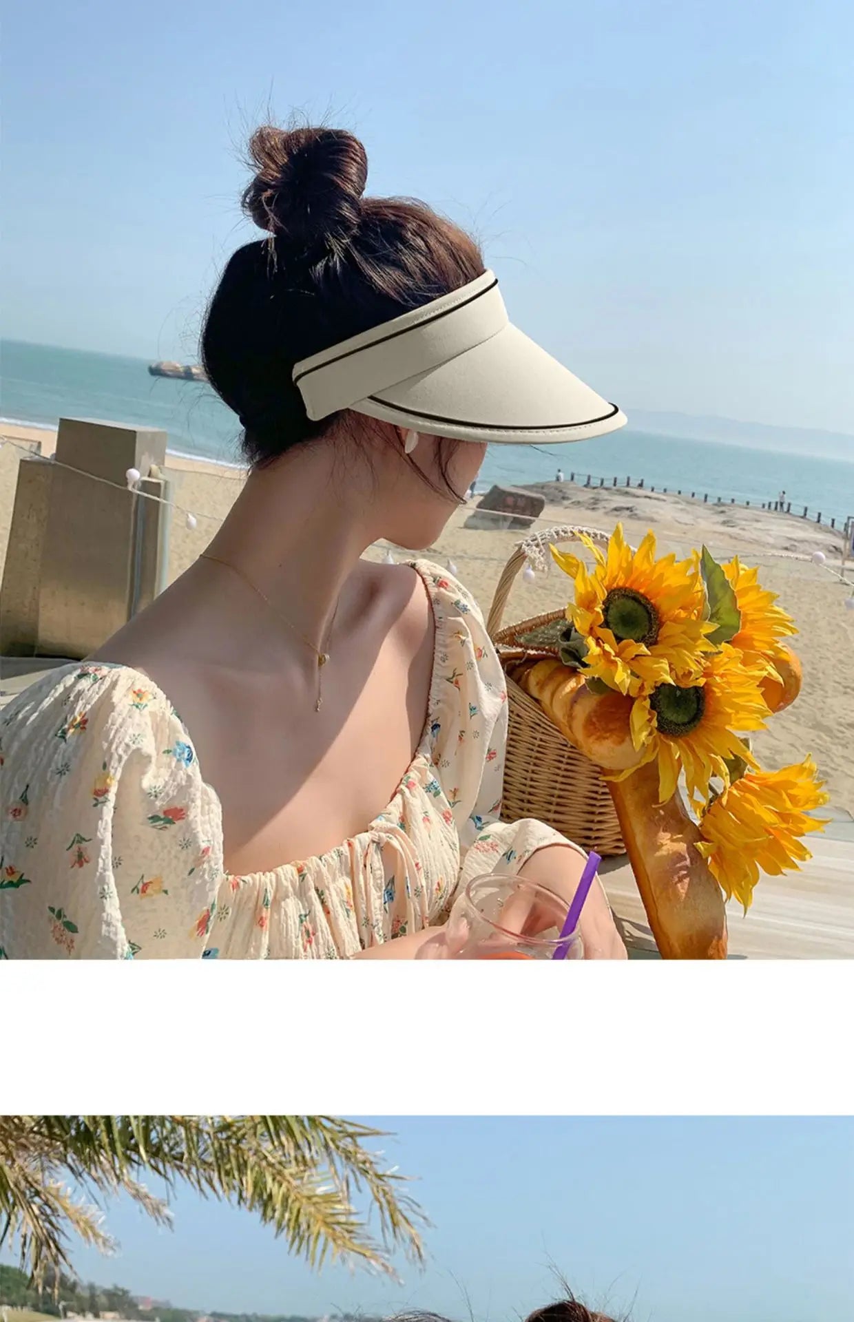 Women’s UV Protection Wide Brim Sun Hat – Lightweight Outdoor Summer Cycling Face Shade Cap