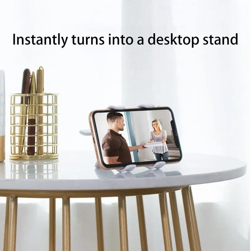 Lazy Bedside Phone Holder Clamp – Flexible Gooseneck Desktop & Bed Smartphone Mount Stand