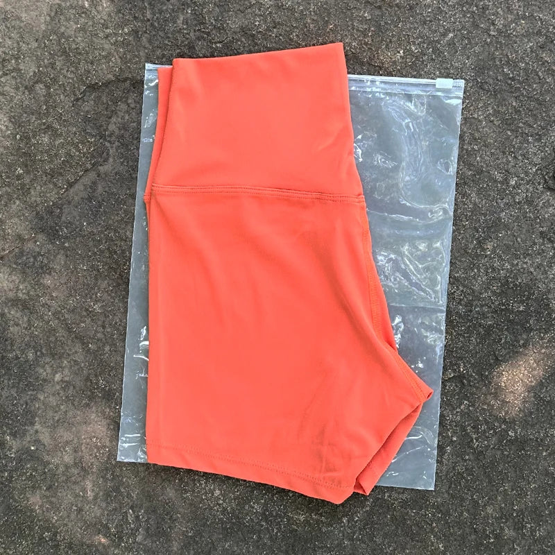 Women’s High-Waist Seamless Yoga Shorts – Slim Fit Butt-Lifting Gym & Running Biker Shorts