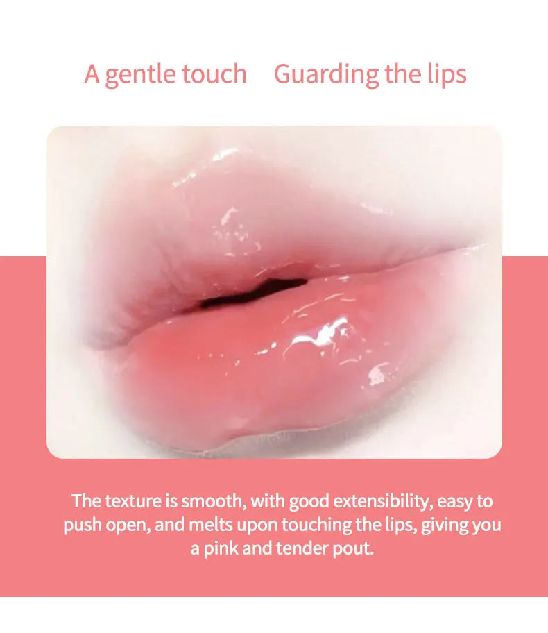CACE Cherry Blossom Honey Lip Balm – Deep Hydration, Plumping Effect, Non-Sticky Glossy Finish, Nourishing Daily Lip Care (5g)