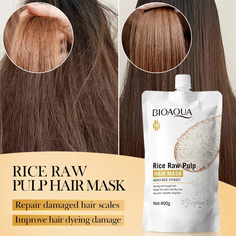Magical Keratin Hair Mask – 5-Second Repair Treatment for Damaged, Frizzy Hair | Rice Extract Moisturizing Conditioner for Smooth, Shiny Hair