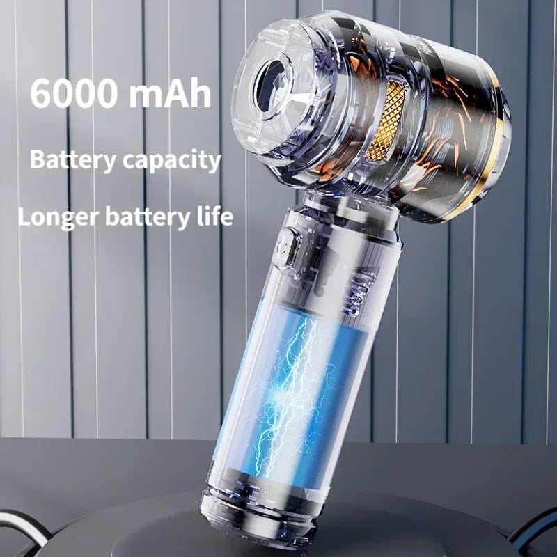 Cordless High Power Car Vacuum Cleaner – Portable Handheld Brushless Motor Air Duster for Home & Auto Cleaning