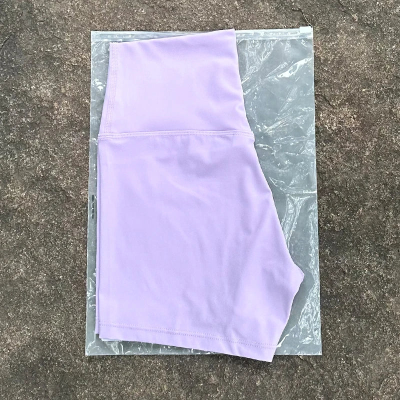 Women’s High-Waist Seamless Yoga Shorts – Slim Fit Butt-Lifting Gym & Running Biker Shorts