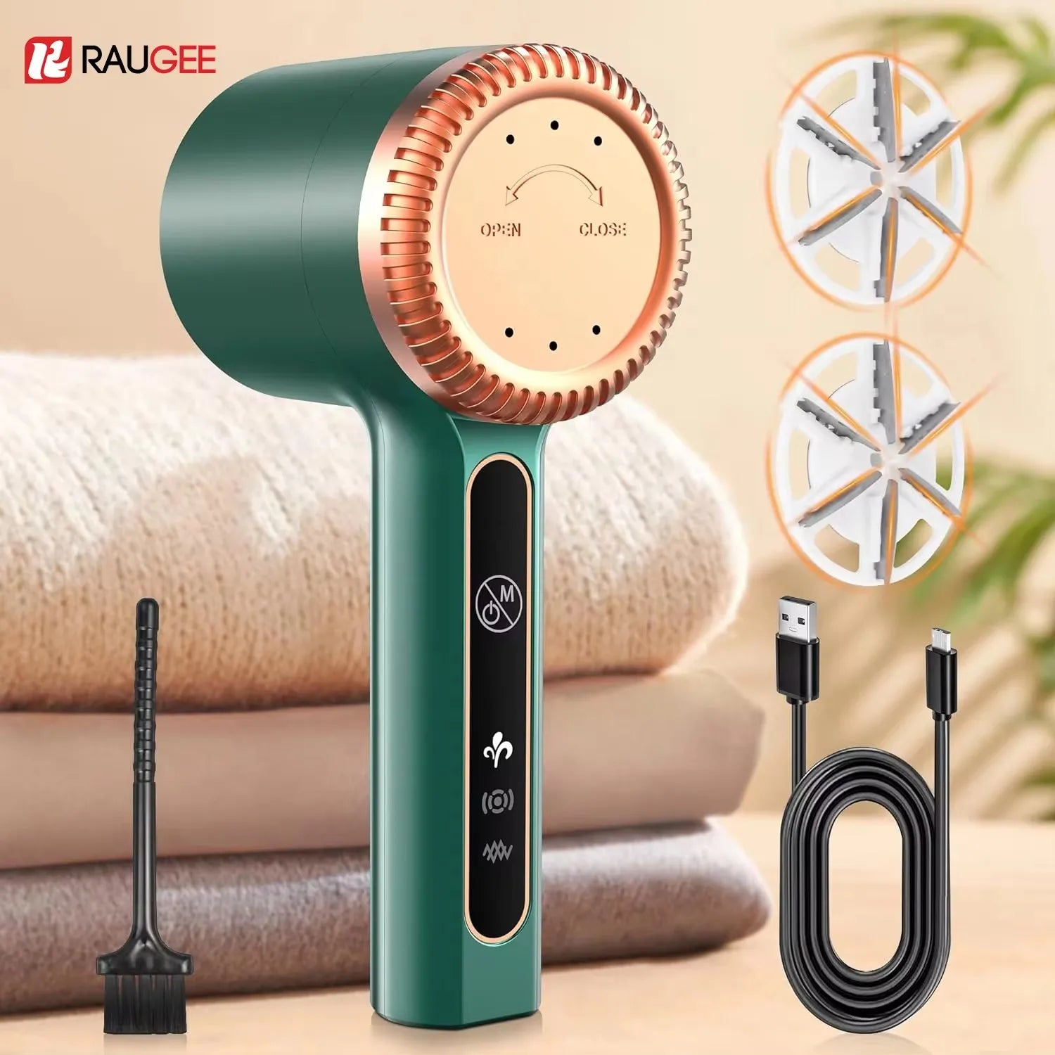 Electric Lint Remover Rechargeable Fabric Shaver – Portable Clothes Fuzz & Pill Remover