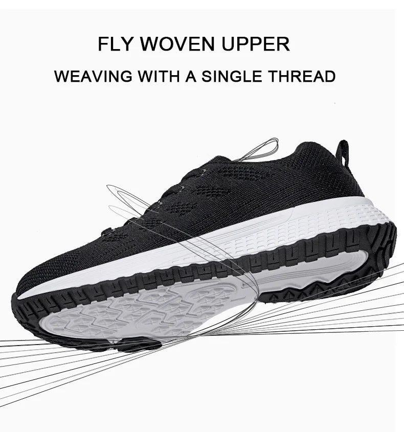 Women Casual Mesh Walking Sneakers – Breathable Lace-Up Flat Shoes for Women