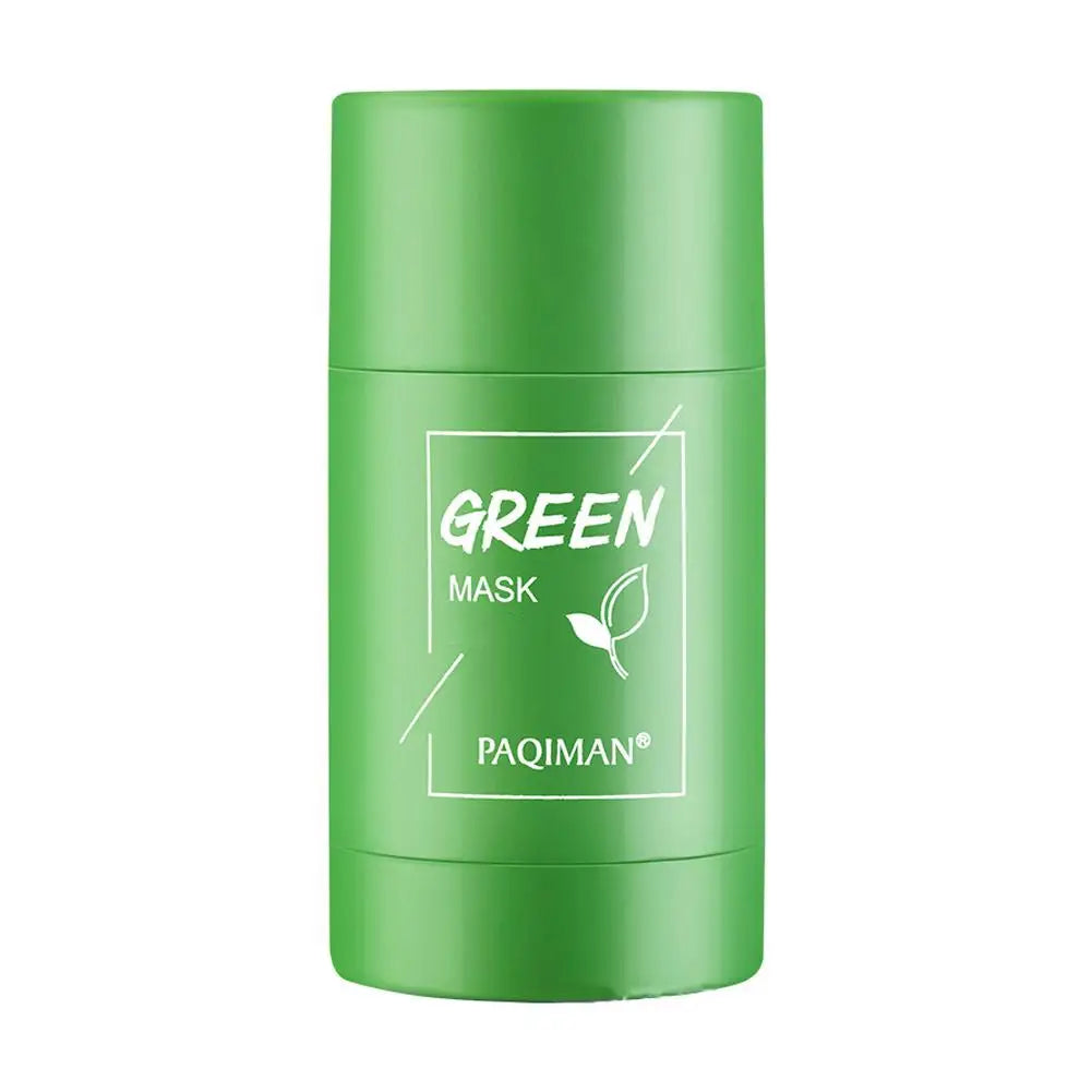 Green Tea Facial Clay Mask Stick – Deep Cleansing, Oil Control, Acne Treatment & Pore Minimizing Korean Skincare