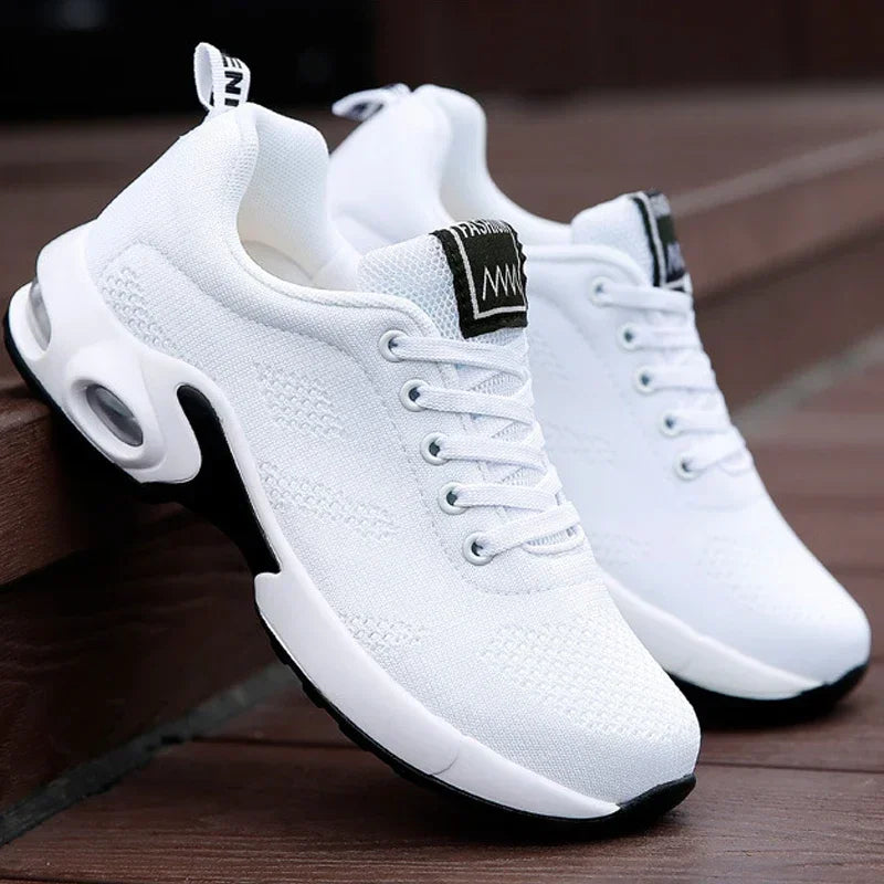 Women’s Platform Casual Sneakers – Breathable Mesh Running Shoes