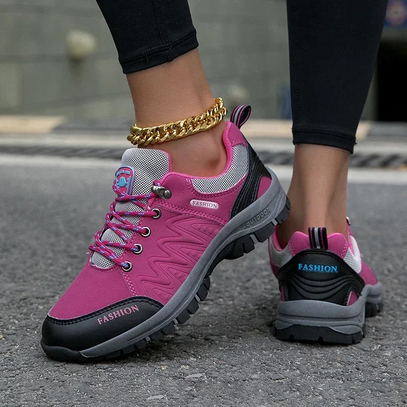 Women Hiking Shoes Outdoor Non-Slip Waterproof Walking Sneakers