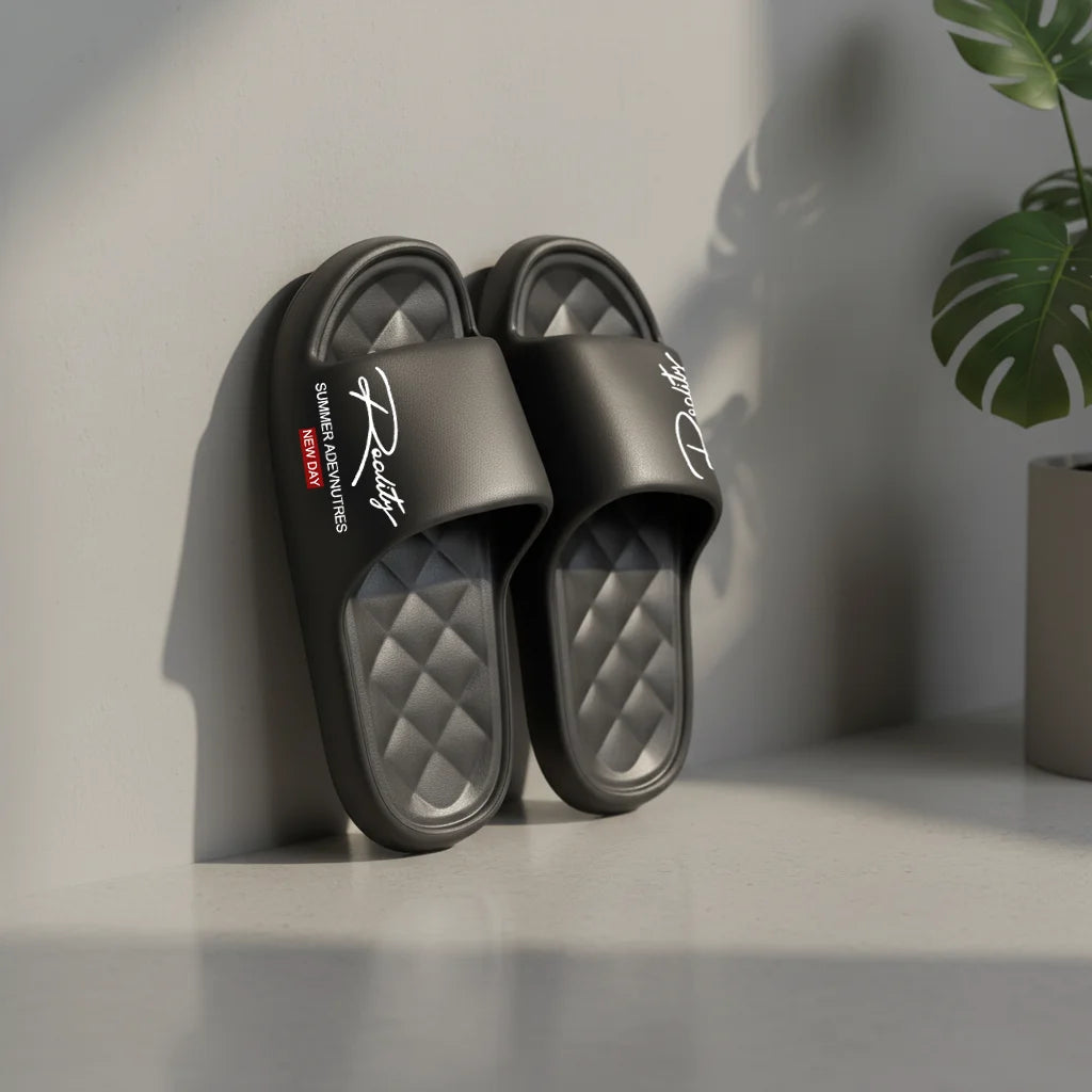 Lightweight EVA Men’s Summer Slippers – Soft Non-Slip Indoor & Outdoor Casual Home Shoes