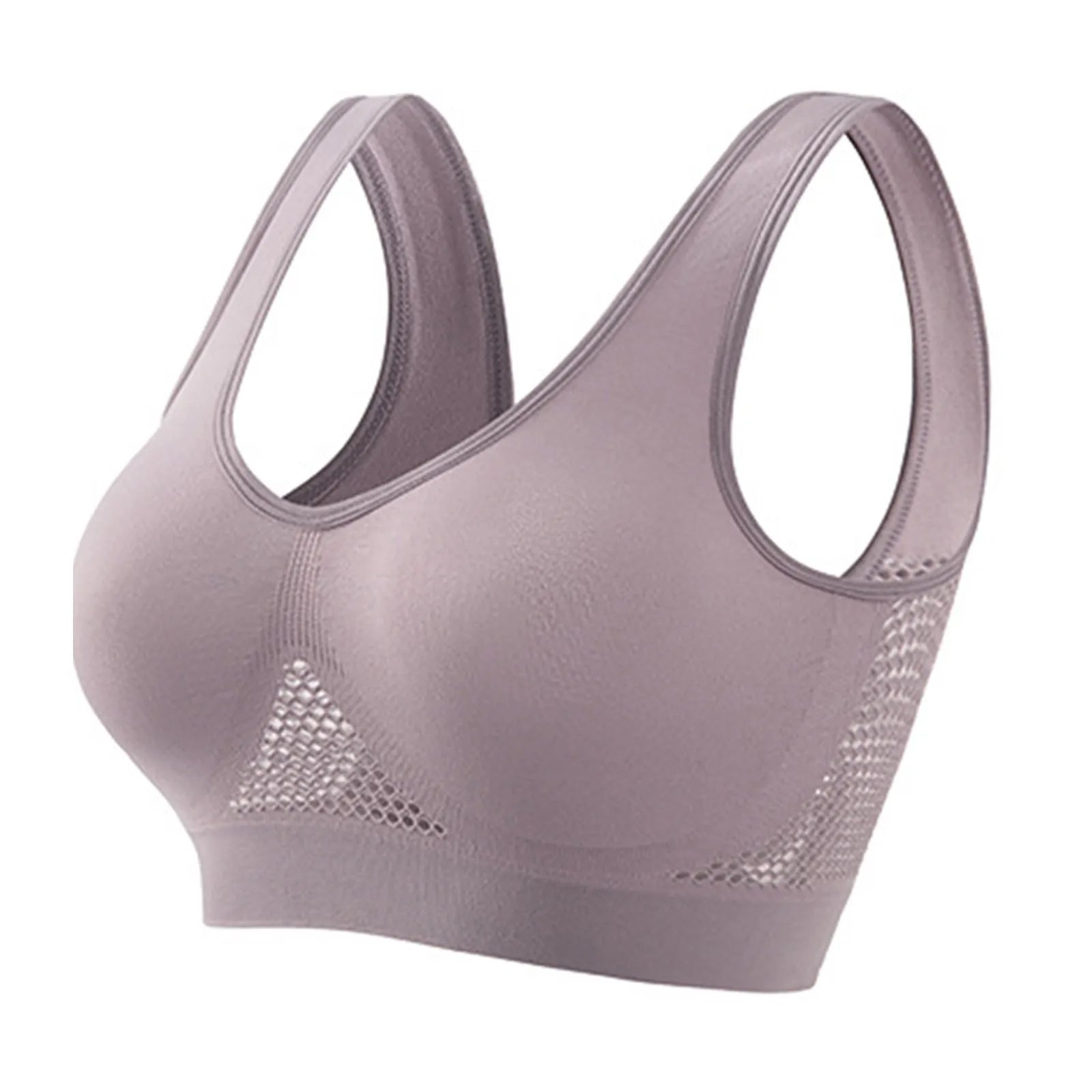 Shockproof Women’s Sports Bra – Breathable Knit Running & Yoga Tank Top, High-Support Anti-Sag Fitness Vest