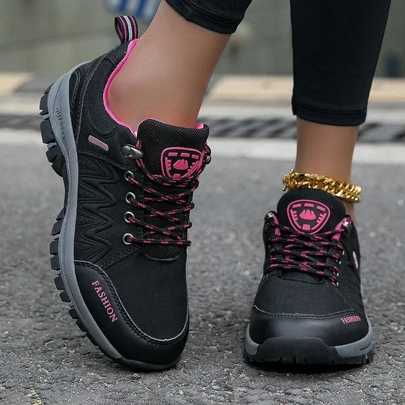 Women Hiking Shoes Outdoor Non-Slip Waterproof Walking Sneakers