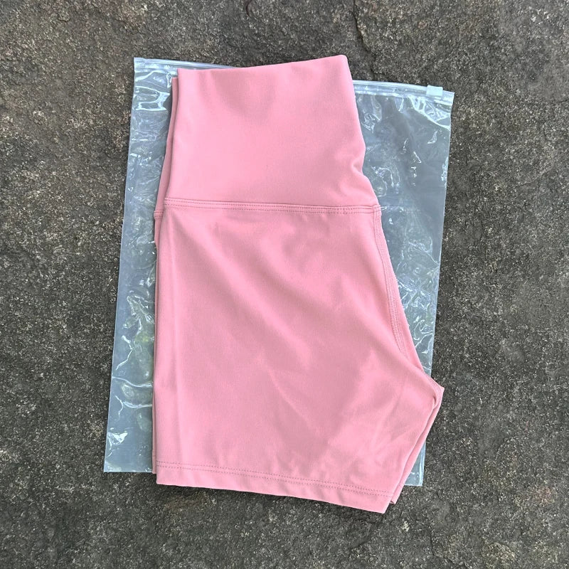 Women’s High-Waist Seamless Yoga Shorts – Slim Fit Butt-Lifting Gym & Running Biker Shorts