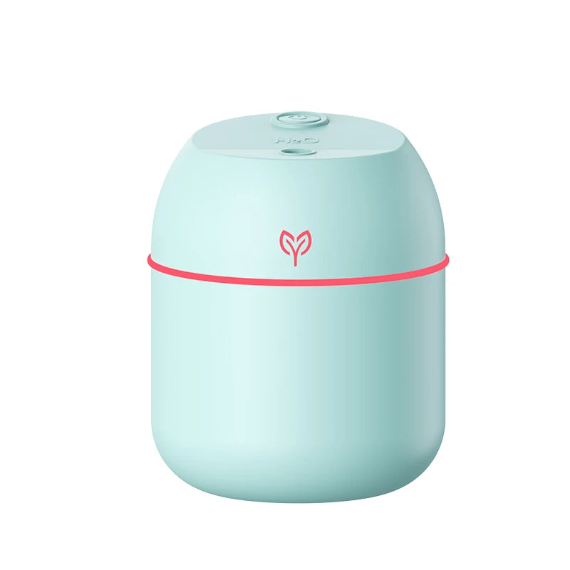 220ML USB Mini Cool Mist Humidifier – Quiet Desktop & Car Aromatherapy Air Humidifier with Auto Shut-Off