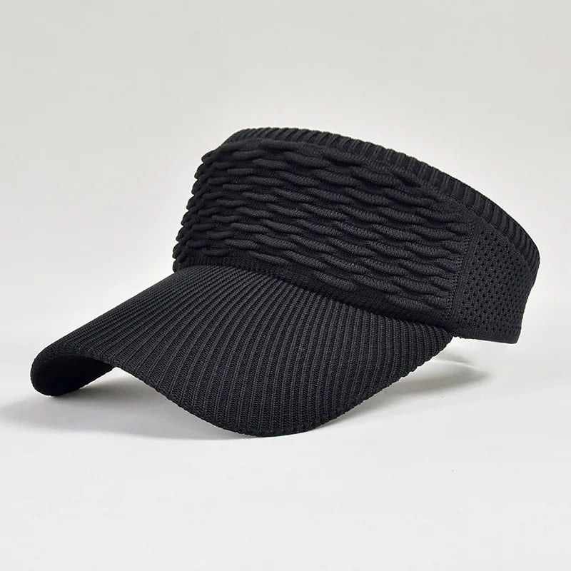 Anti-UV Sun Visor Hat – Breathable Adjustable Open Top Cap for Women & Men | Summer Sports, Golf, Tennis, Beach