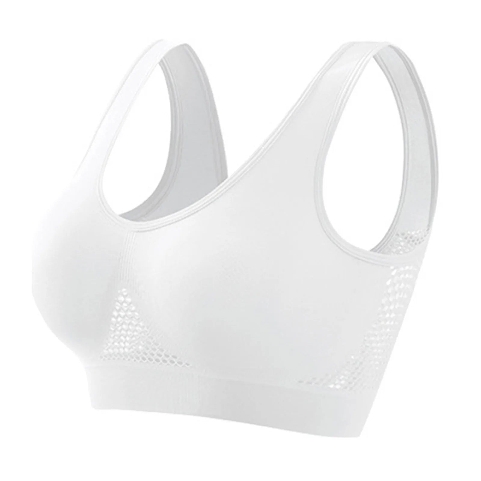 Shockproof Women’s Sports Bra – Breathable Knit Running & Yoga Tank Top, High-Support Anti-Sag Fitness Vest