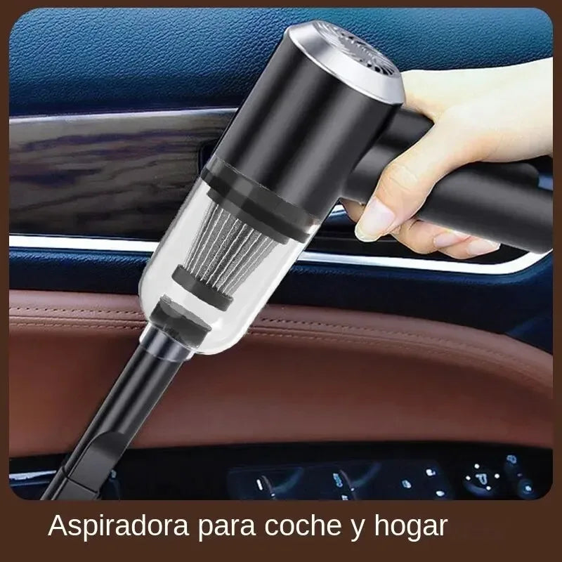 9000Pa Wireless Car Vacuum Cleaner, 120W Cordless Handheld Mini Vacuum – USB Rechargeable 1200mAh Portable Wet & Dry Cleaner for Car, Home & Office