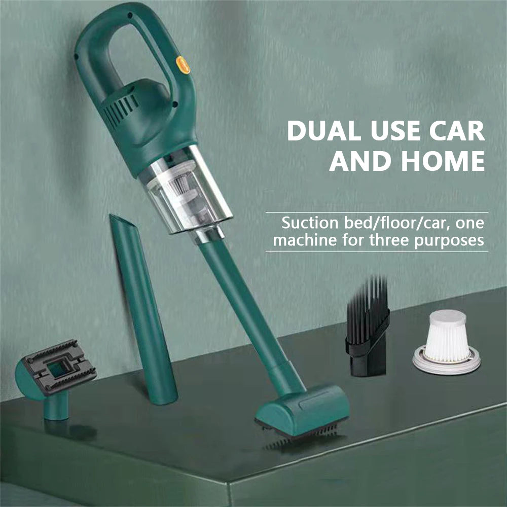 Cordless Handheld Vacuum Cleaner 50000Pa – Rechargeable Portable Mini Vacuum for Home, Car & Pet Hair Cleaning