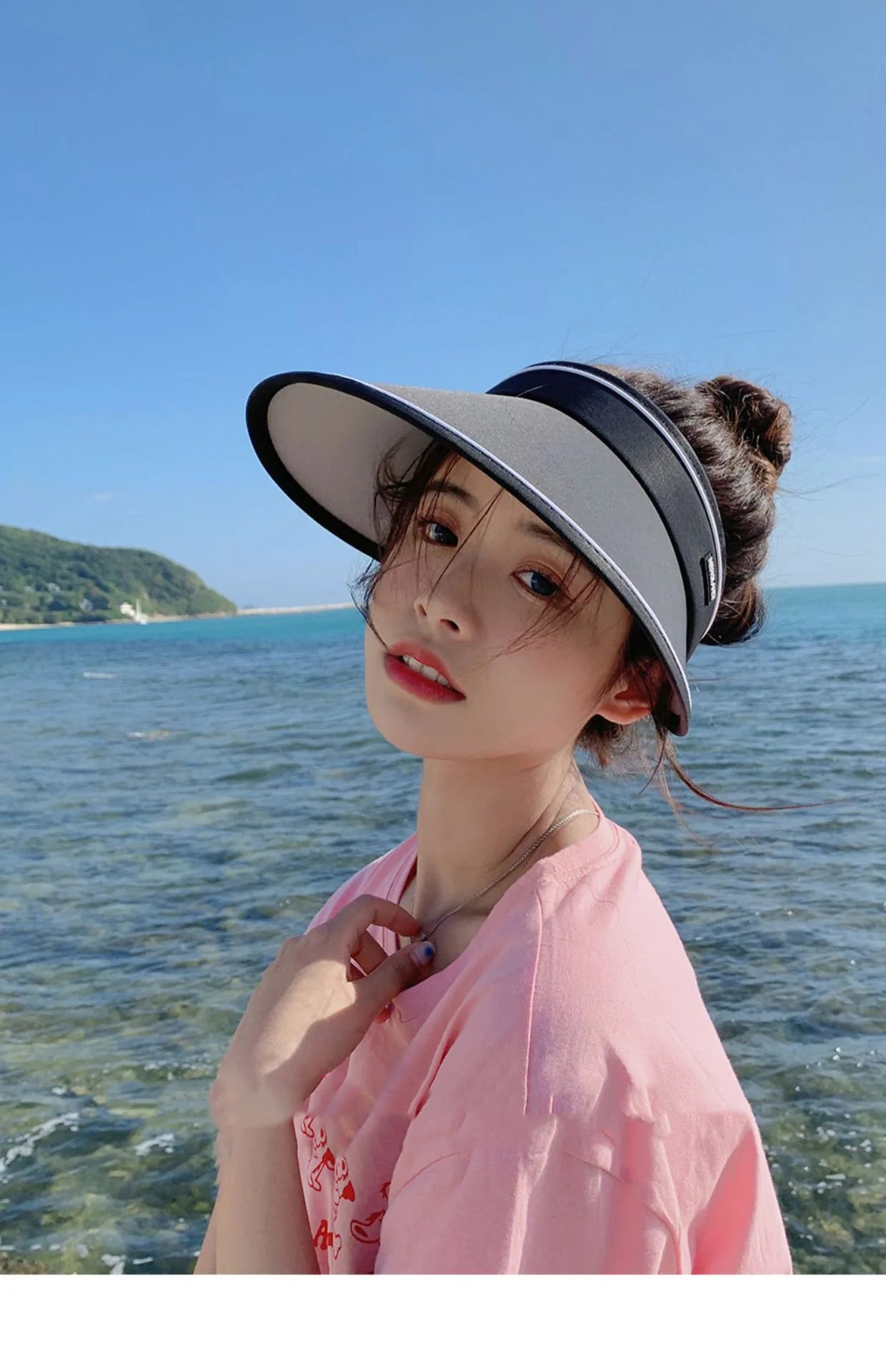 Women’s UV Protection Wide Brim Sun Hat – Lightweight Outdoor Summer Cycling Face Shade Cap