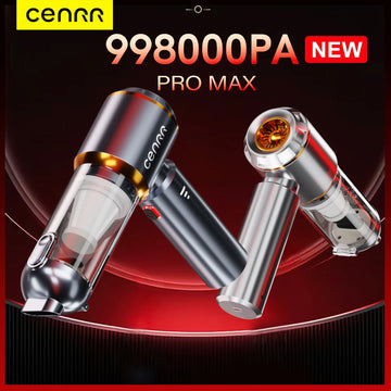 CENRR 998000PA Cordless Car Vacuum Cleaner – High Suction Handheld Portable Wireless Cleaning Machine for Car Interior and Home Use