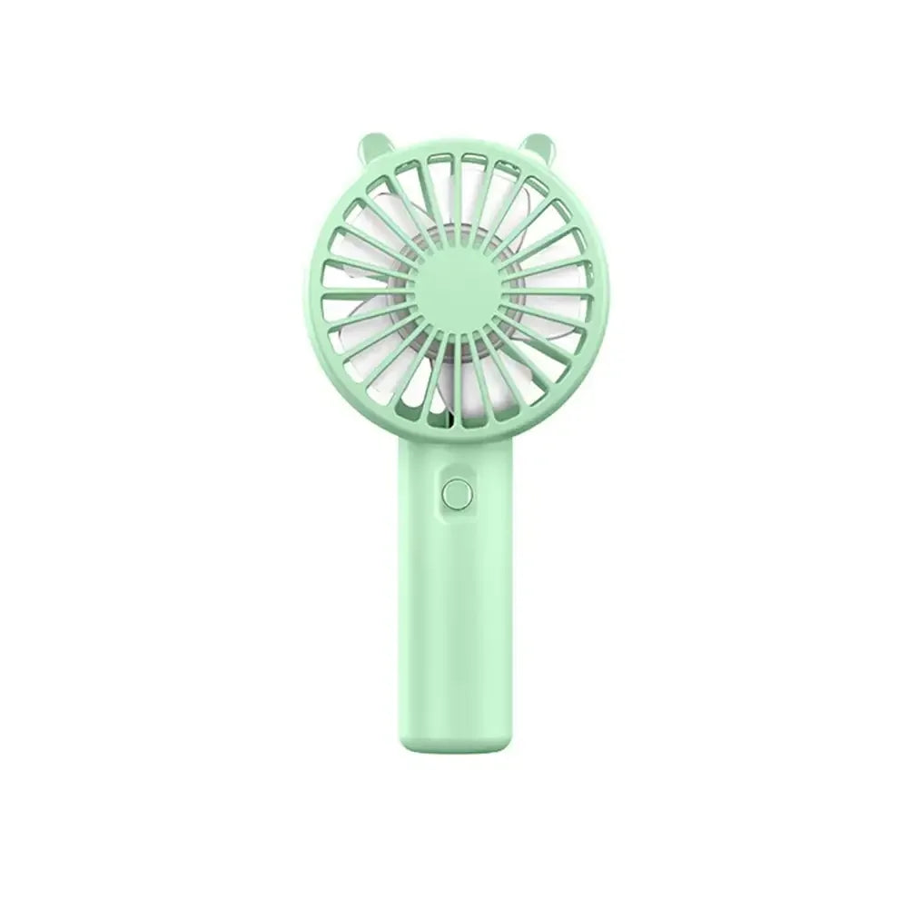 Portable Mini USB Rechargeable Handheld Cooling Fan – Compact Silent Personal Cooler for Travel, Desk & Eyelash Drying