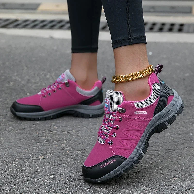 Women Hiking Shoes Outdoor Non-Slip Waterproof Walking Sneakers