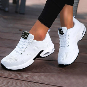 Women’s Platform Casual Sneakers – Breathable Mesh Running Shoes